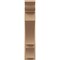 Ekena Millwork 8-in W x 32-in D x 38-in H Balboa Trad Rough Cedar Woodgrain TimberThane Outlooker, Primed Tan OUTUR080X32X38BOA04RCPR - alternate 2